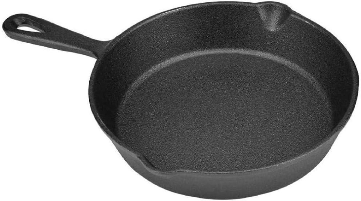 Gietijzeren Koekenpan Koken en Bakken Gelijkmatige Warmte 16 cm Zwart