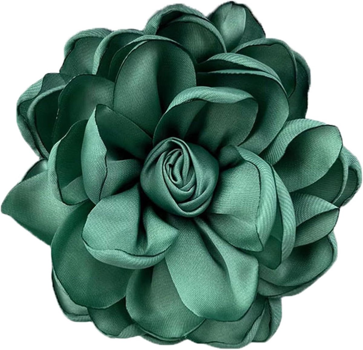 Grote Bloem Broche - Reversspeld - Feestelijke Aankleding - Handgemaakt Design - 10cm - Roze