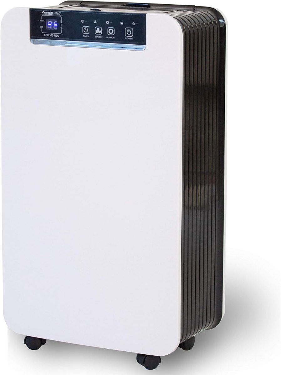 Quvo® Ontvochtiger Kelder - Vochtvreter - Ontvochtiger Huis - Wit - 17cm x 28cm x 49cm