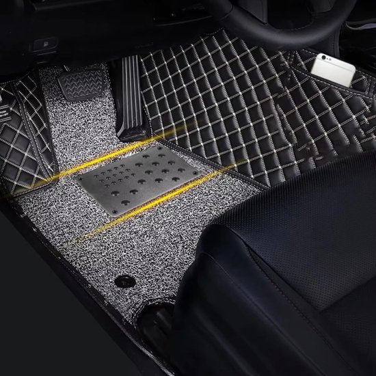 Auto Pedaal Set - Antislip Mat - Veiliger Rijden - Universele Pasvorm - 220x150mm - Zilver — afbeelding 3