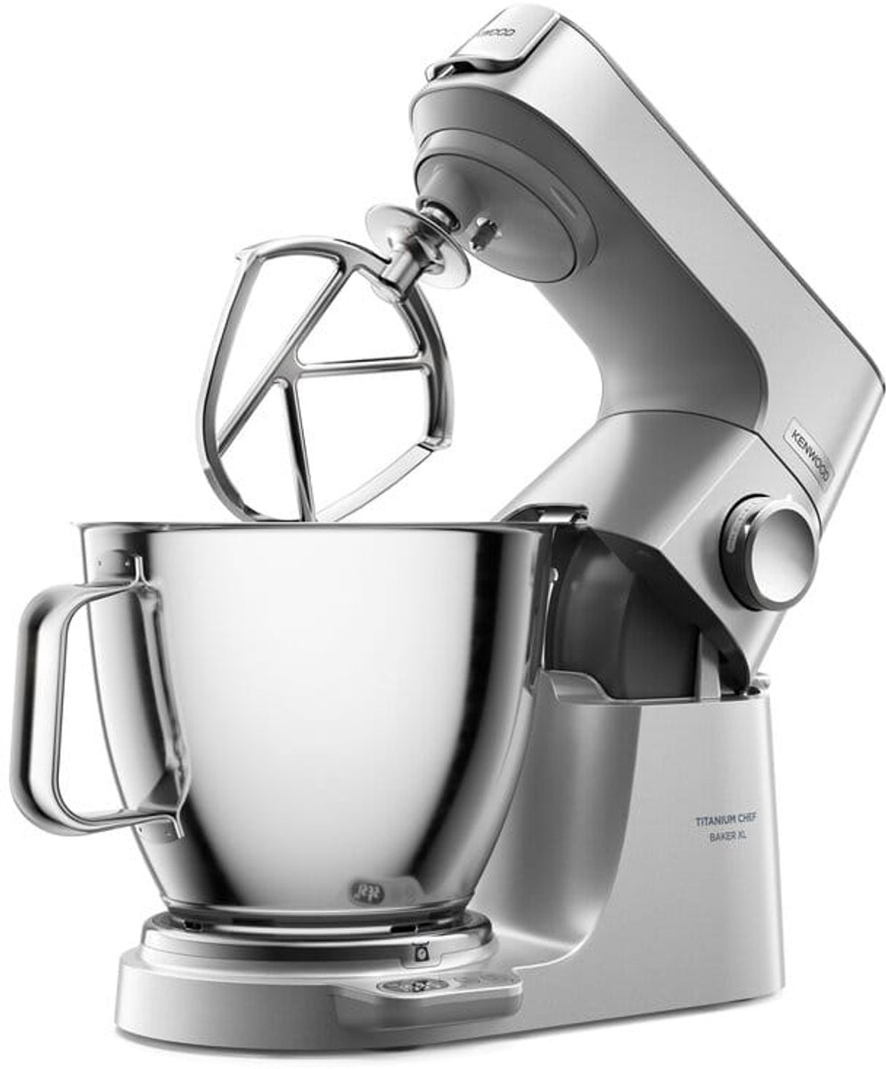 Kenwood KVL85.704SI keukenmachine - 1200W - met Ingebouwde weegschaal - 5+7L kom - Veel meegeleverde accessoires: blender, foodprocessor, citruspers, hakmolen, vleesmolen, spatel - Zilver thumbnail 6