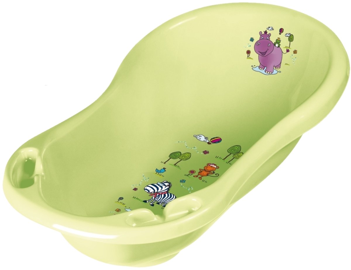 Hippo Groen Kinderbad Met Stop Maria 84x49x30 Keeeper 18426