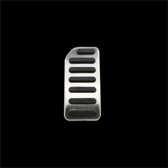 Pedaalhoezen Set - Auto Accessoires - Verbeterde Grip - Antislip Oppervlak - 25 x 10 x 5 cm - Zilver — afbeelding 3