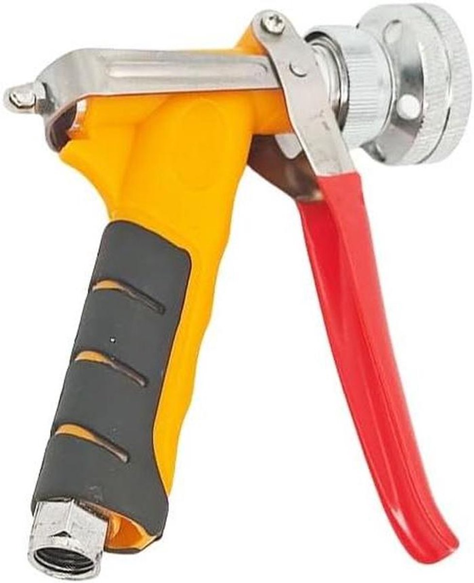 Tuinsproeier Koper - Watergeef Tool - Bewateren Gazon - Ergonomisch Handvat - 12 cm Mondstuk - Rood Geel