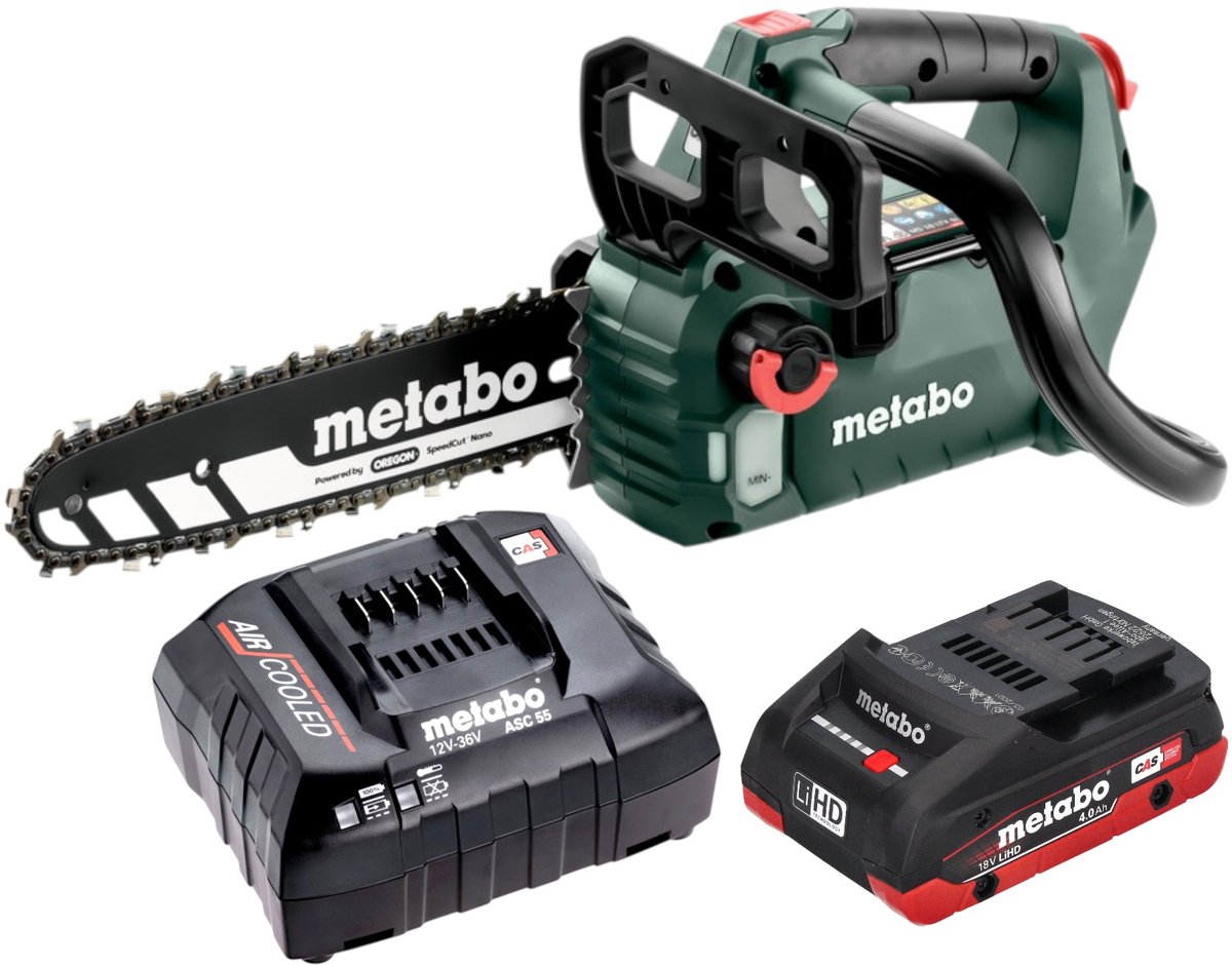 Metabo 601595850 Accu-kettingzaag MS 18 LTX BL 25 - zonder accu - zonder oplader