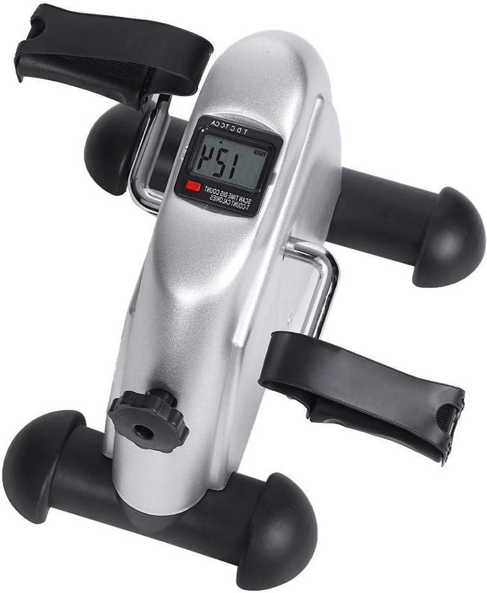 Pedaaltrainer - Oefenapparaat - Binnen trainen - Compact en draagbaar - 37.5 cm lengte - Grijs