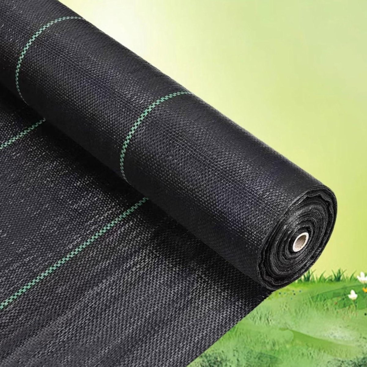 Onkruiddoek Bodembedekking - Tuindoek Grondzeil - Onkruid Vrij Houden - UV Bestendig Ademend - 0.6 x 200m - Zwart