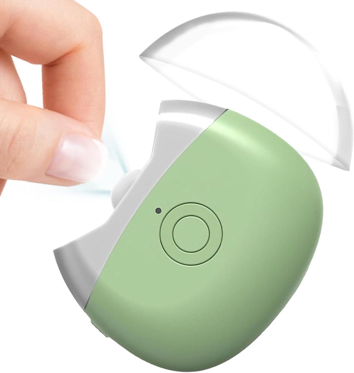 Elektrische Nagelsnijder - Nagel Trimmer - Moeiteloze Verzorging - Automatische Veiligheid - 11 cm - Wit