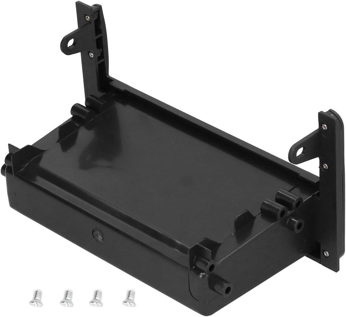 Radio Paneel - Auto Frame - Dashboard Monteren - Met Opbergdoos - Enkele DIN - Zwart
