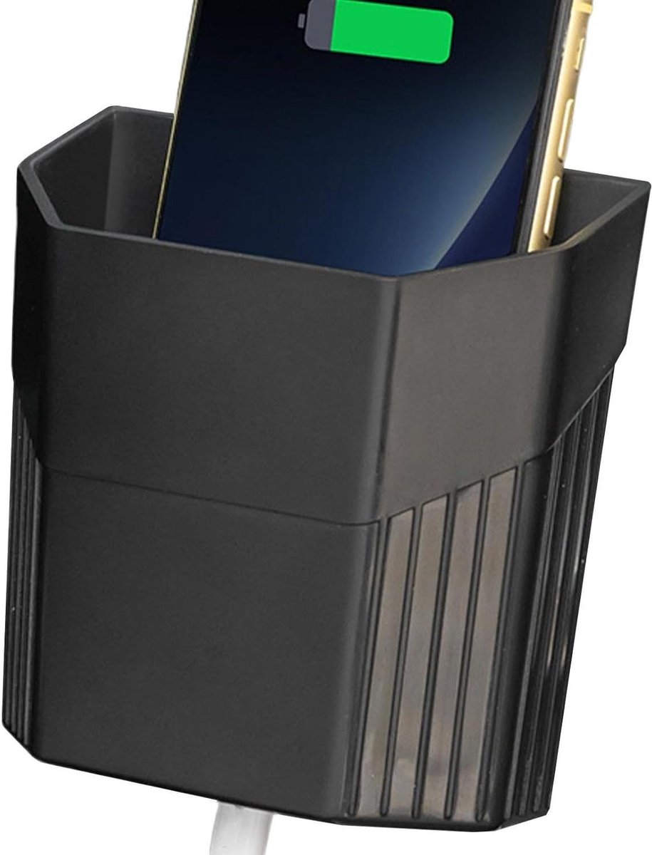 Auto Opbergdoos - Vent Houder - Auto Organiseren - Eenvoudige Montage - 9.5 x 13.6 cm - Zwart