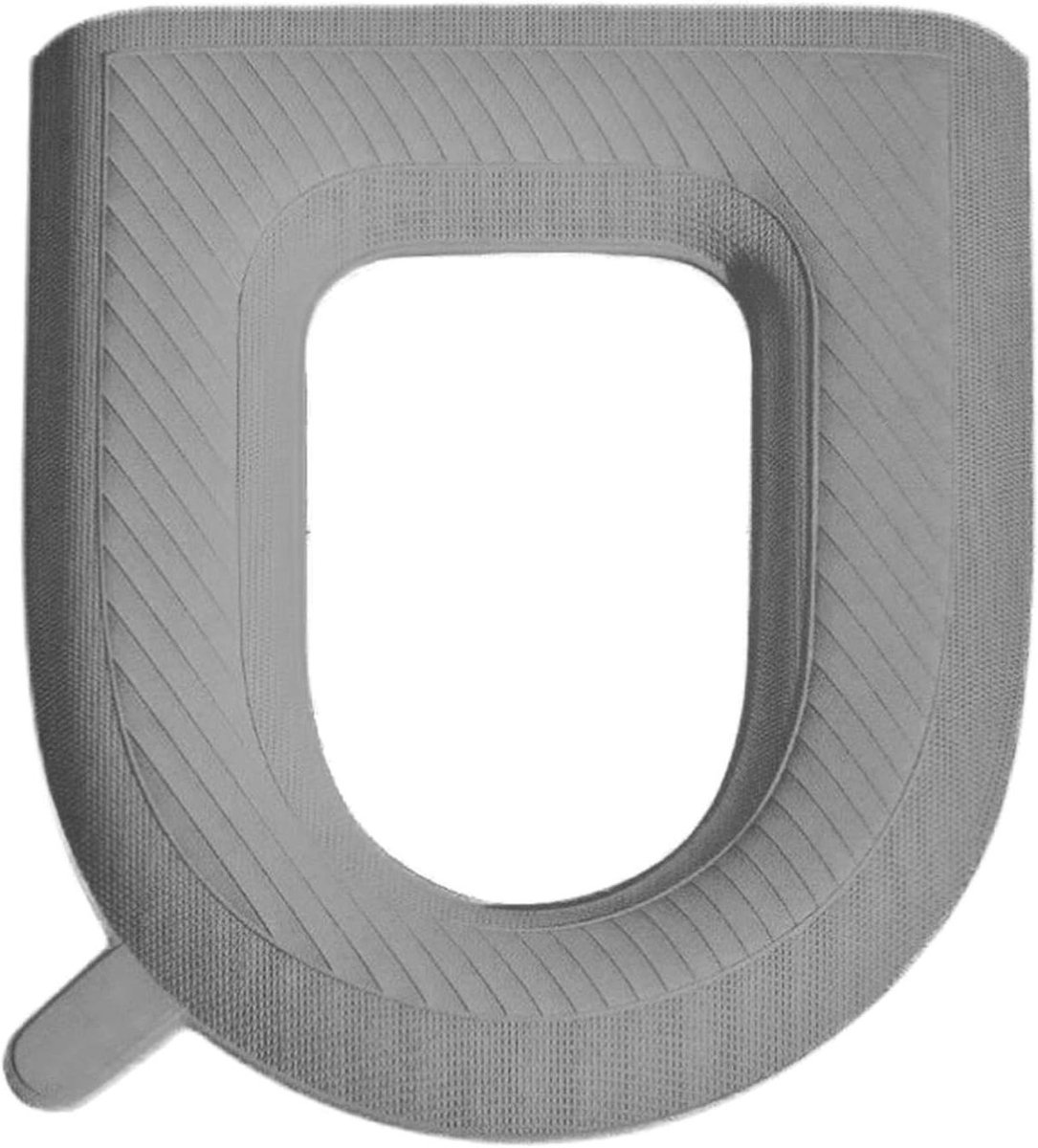 Toiletzitting Kussen - WC Bril Kussen - Badkamer Comfort - Waterdicht EVA Materiaal - 43x39 cm - Grijs