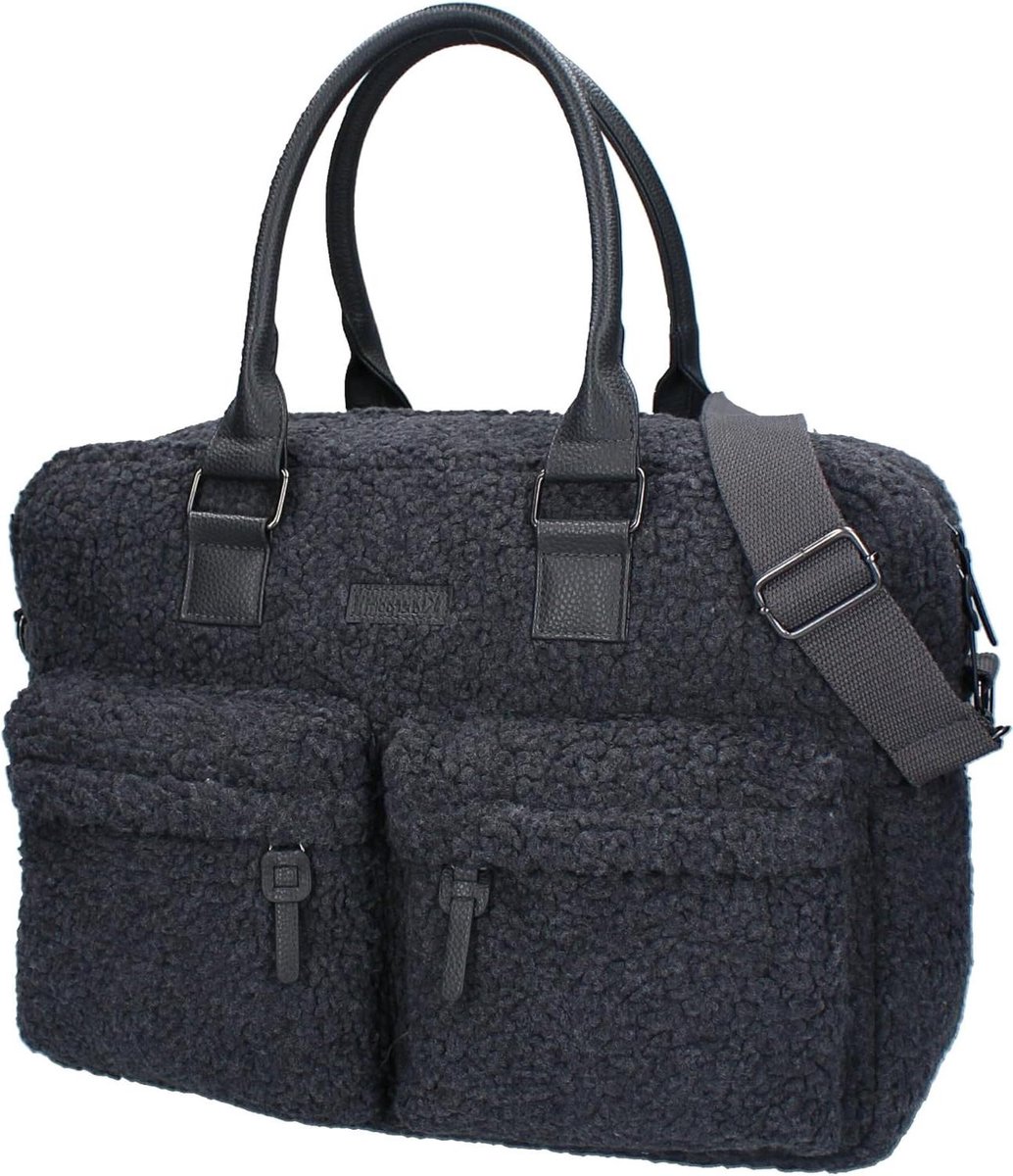 Baby Luiertas - Nappy Bag - Baby Verzorgen - Inclusief Verschoonmatje - 28 x 40 x 16 cm - Grijs