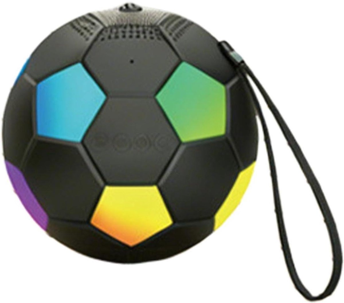 Draagbare Luidspreker - Bluetooth Speaker - Muziek Streamen - Dynamische Verlichting - 9 x 9 x 9 cm - Zwart