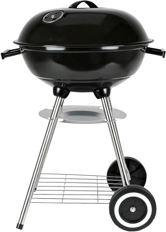 BBQ - Bol - Groot - ø44 x 70 cm - Staal - incl wielen van BBQ+ — afbeelding 2