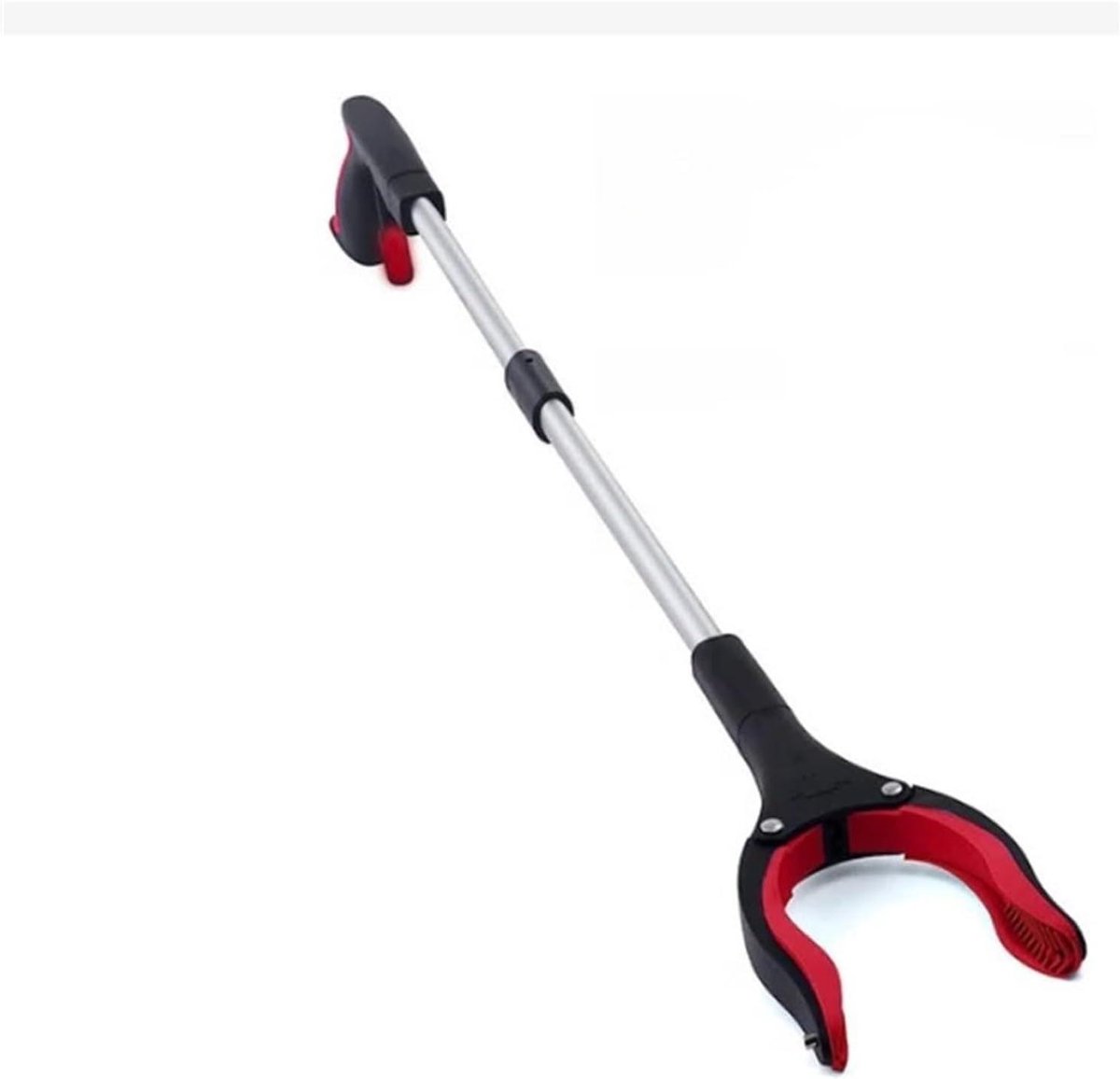 Afvalprikkers Grijpstok - Opvouwbare Grijper - Voorwerpen Oppakken - Aluminiumlegering - 81 cm - Rood