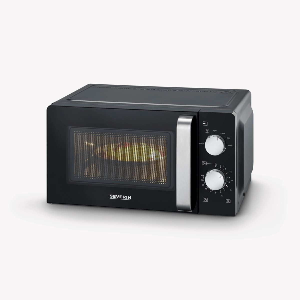 Bol.com Severin MW 7886 - Solo magnetron - 17 Liter – 6 Vermogensstanden – Compact - Zwart aanbieding