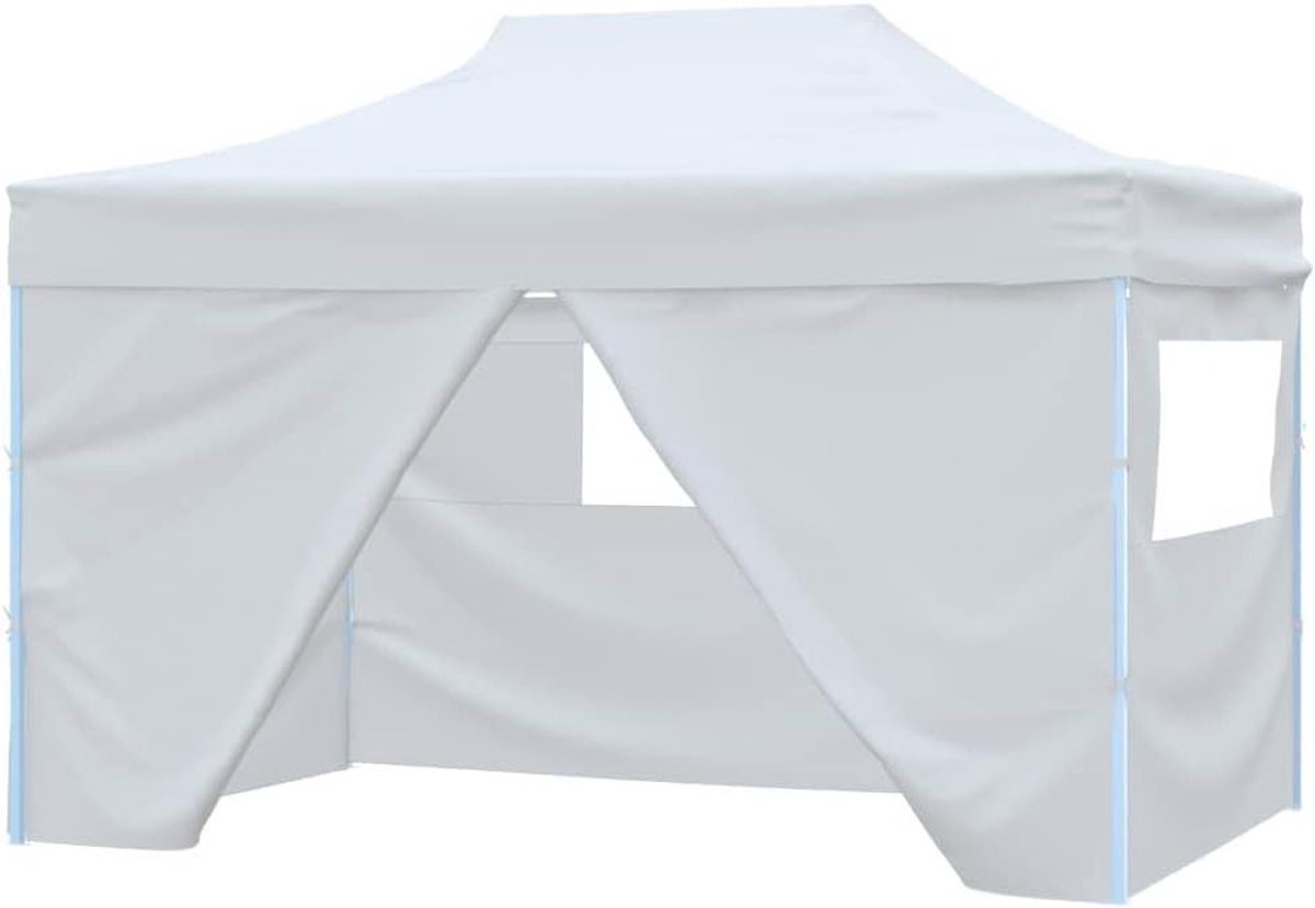 Opvouwbare Partytent - Feesttent Paviljoen - Outdoor Evenementen - Waterdichte Dakbekleding - 3 x 45 Meter - Wit