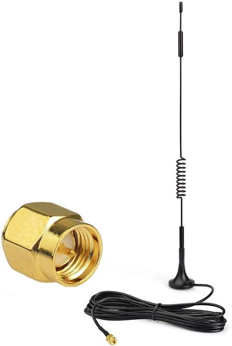 4G Antenne - Omnidirectioneel - Netwerk Verbeteren - 7dBi Versterking - 3M Kabel - Zwart