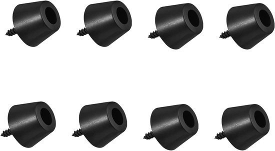 Dailygoody - Rubberen Voeten Pads - Anti-vibratie Pads - Ideaal voor HiFi speakers - 30x20mm - Vermindert trillingen - Voor luidsprekers en gitaren — afbeelding 4