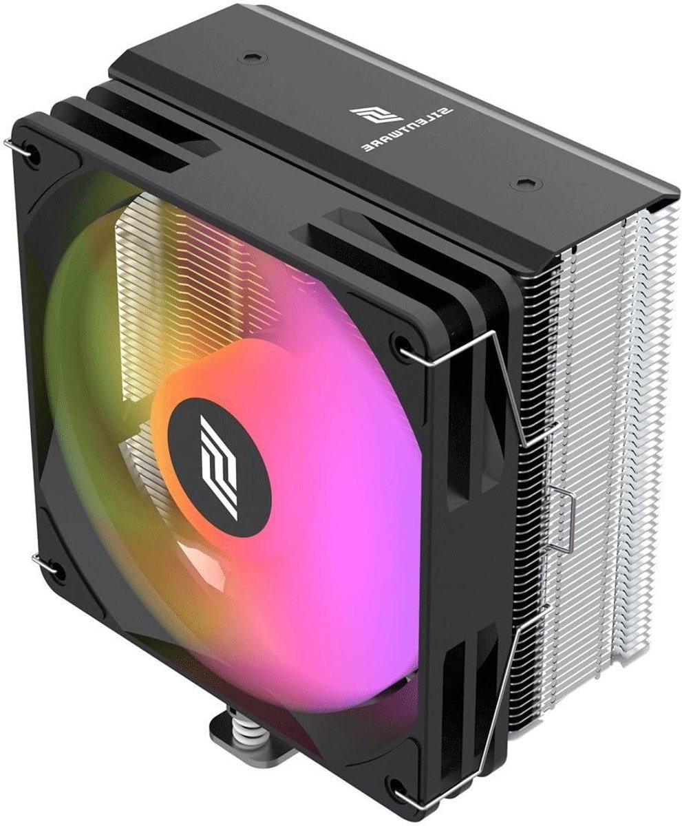 CPU luchtkoeler - Air cooler - Computer koelen - 5 koperen heatpipes - 120 mm ventilator - Zwart