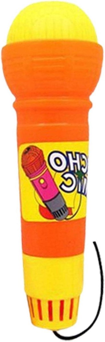 Microfoon Speelgoed - Echo Microfoon - Kinderen Zingen - Vervormt Stem - 8 x 20 x 8 cm - Willekeurige Kleur