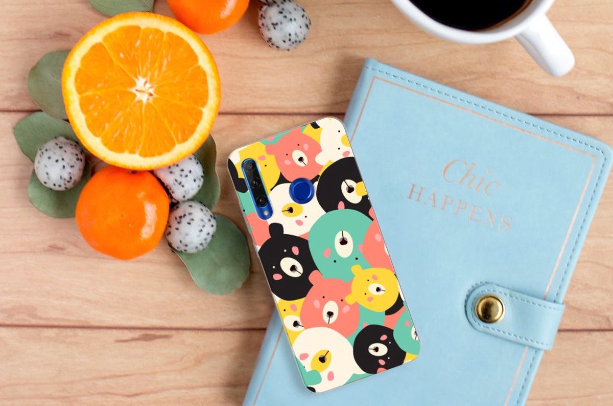 Honor 20 Lite Telefoonhoesje met Naam Bears