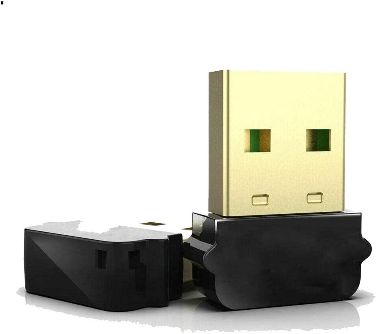 Mini USB WiFi Adapter - Draadloze Netwerkkaart - Internet Verbinding - 650Mbps Snelheid - Nano Formaat - Zwart