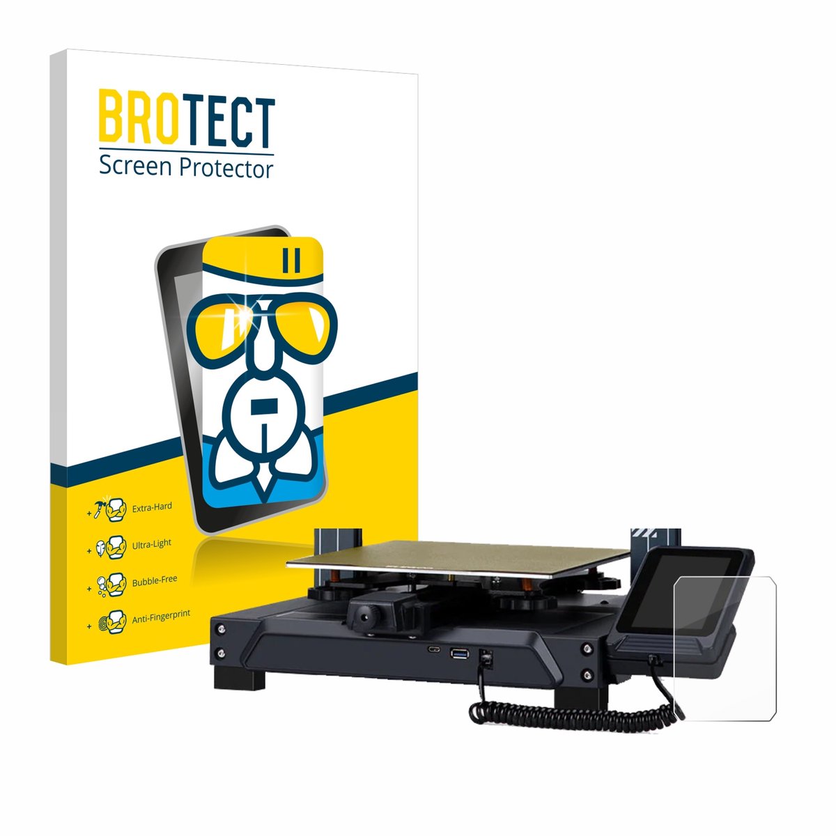 Screenprotector voor Elegoo Neptun 4 Beschermglas transparant
