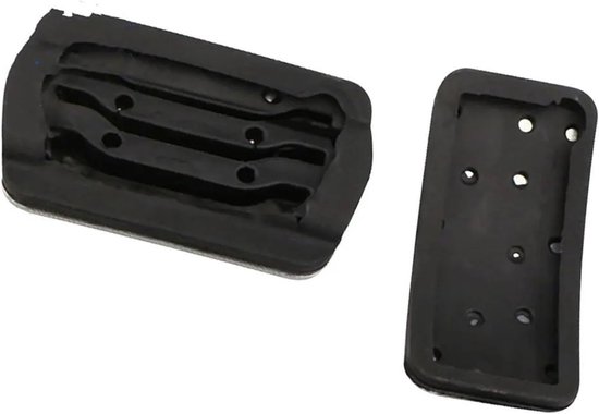 Pedaalhoezen Auto - Voetpedalen Pad - Veilige Grip - Roestvrij Staal - 2 Stuks - Zwart — afbeelding 3