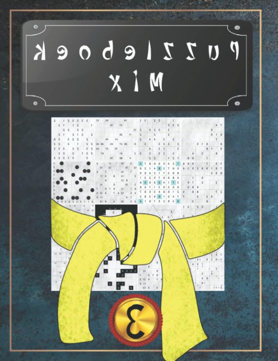 Puzzelboek Mix - Logica Puzzels - Hersenen Trainen - 14 Soorten Puzzels - 186 Pagina's - Meerkleurig
