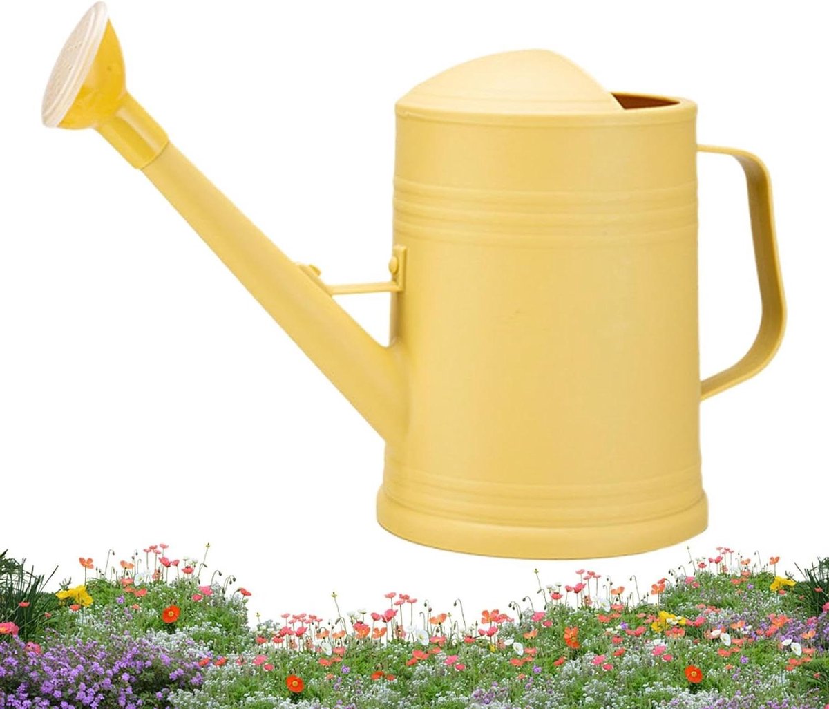 Gieter - Planten waterpot - Planten verzorgen - Lange nauwkeurige uitloop - 2 liter inhoud - Geel
