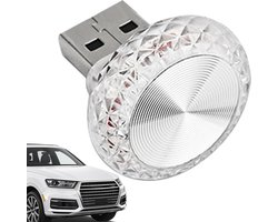 Auto Interieur LED - Sfeerlicht USB - Decoratie Creëren - Dynamisch Kleurverloop - Mini Formaat - RGB Kleuren