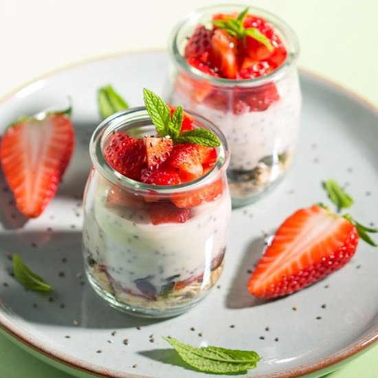 Yoghurt Glazen - Kleine Potjes - Desserts Bewaren - Met Deksel - 30 Stuks 200ml - Transparant — afbeelding 5