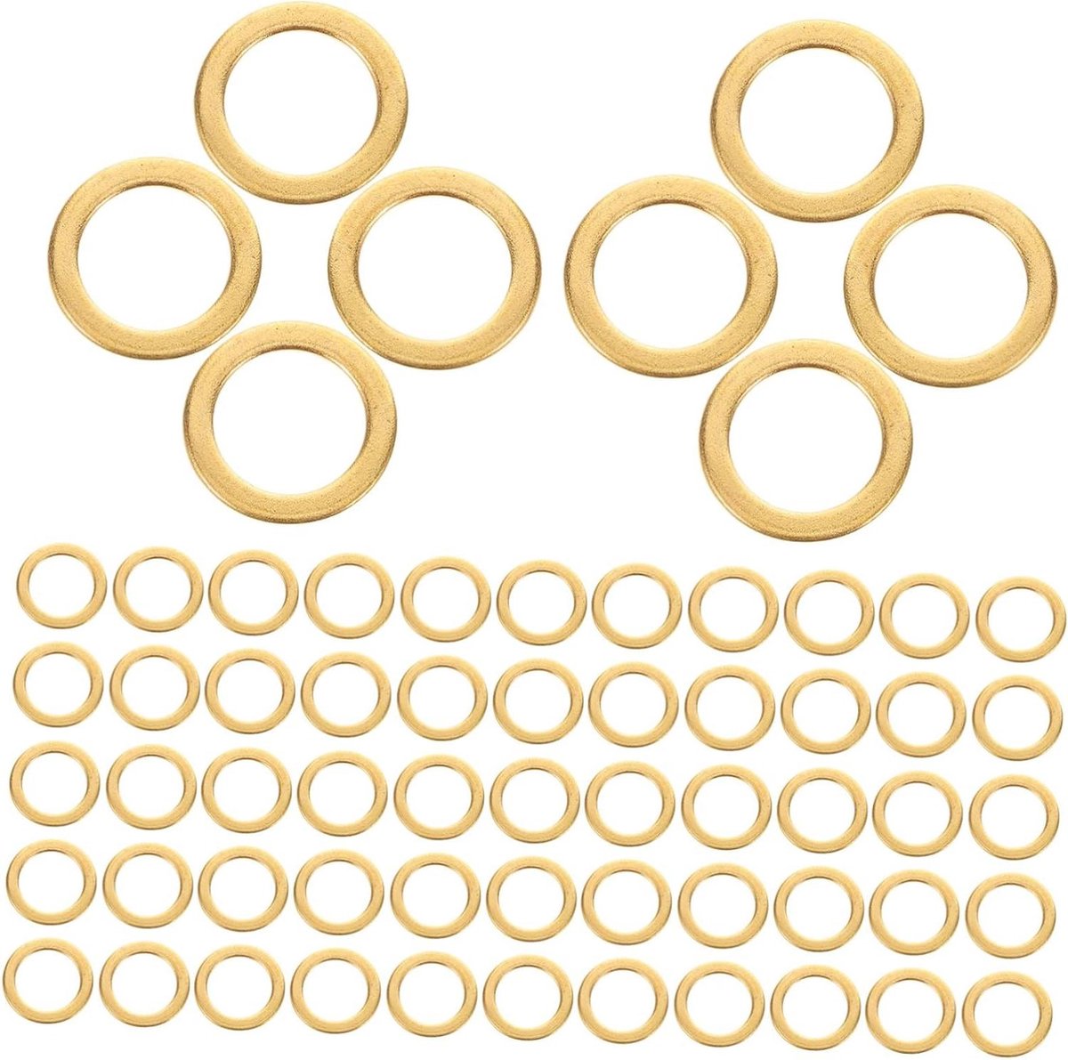 Skateboard Onderdelen Reparatieset Ring Skateboard Onderhoud Duurzame Aluminiumlegering 100 Stuks