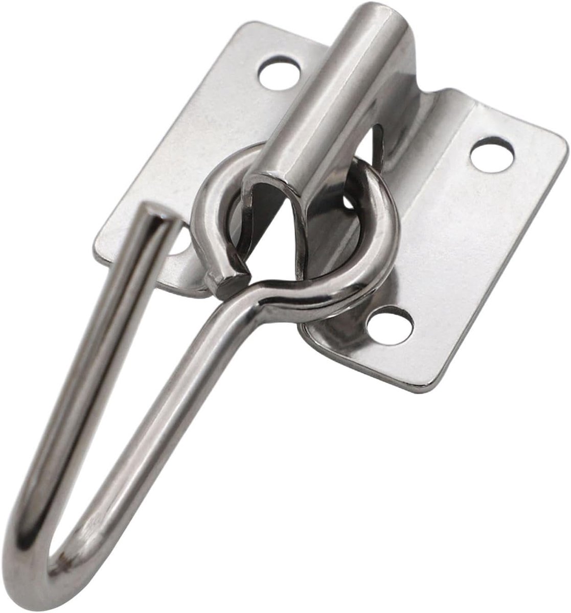 Buitenlamp Haken - Ophangclips Zwenkbaar - Decoratie Bevestigen - Roestvrij Staal - 109 x 