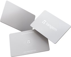 Tangem Wallet 3 kaarten - met Recovery Seed functionaliteit - Stealth White