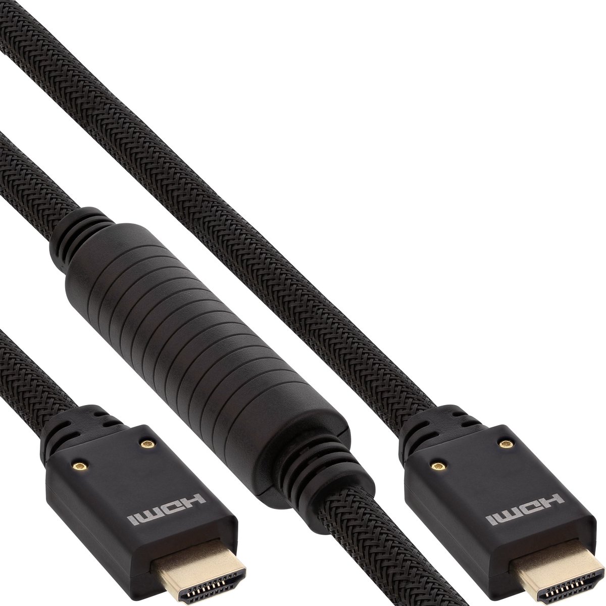 InLine® HDMI actieve kabel, HDMI High Speed met Ethernet, 4K2K, male / male, 25m