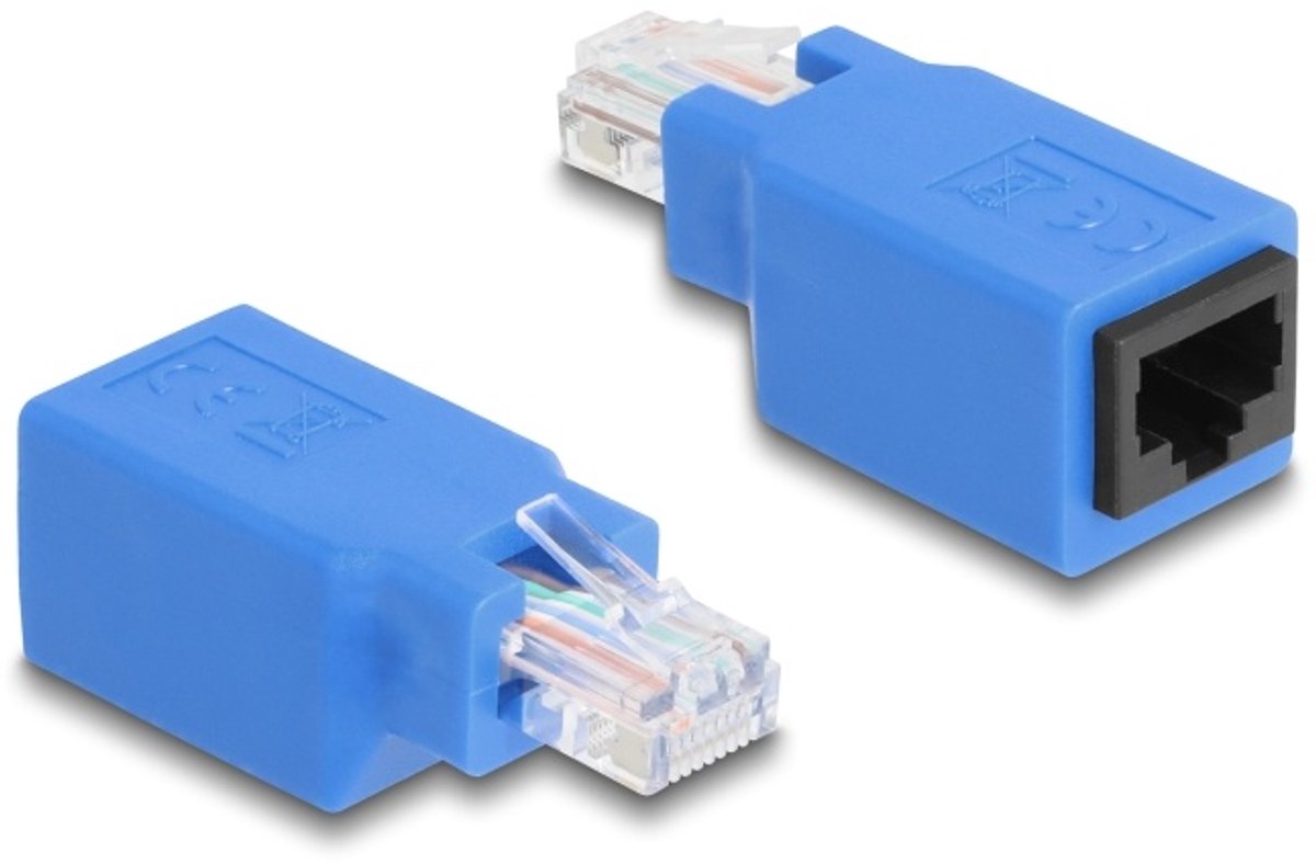 Delock RJ45 Rollover Adapter plug to jack