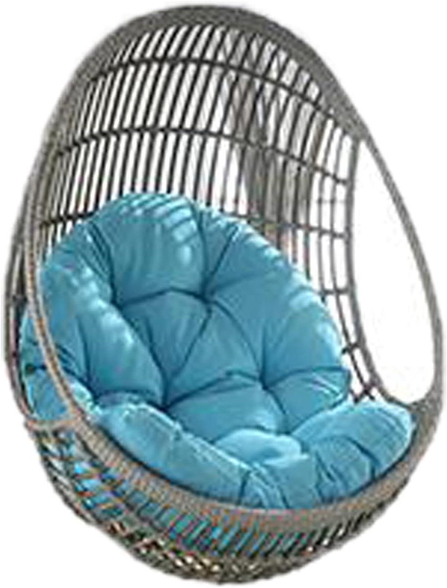 Hangend stoelkussen - Eierstoel kussen - Buiten ontspannen - Verdikkingsontwerp - 80x100cm - Grijs