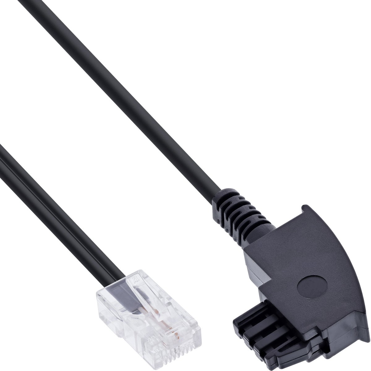 InLine® TAE-F kabel voor DSL-routers, TAE-F male naar RJ45 8P2C, 25m