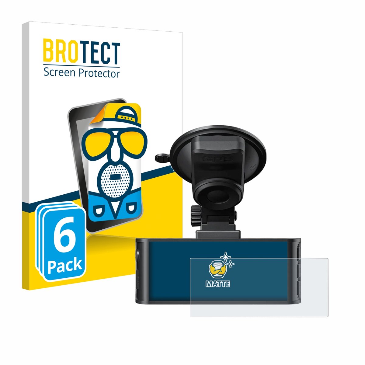 BROTECT - Screenprotector voor Redtiger F7NS 4K - Folie Beschermfolie matte 6 Stuks