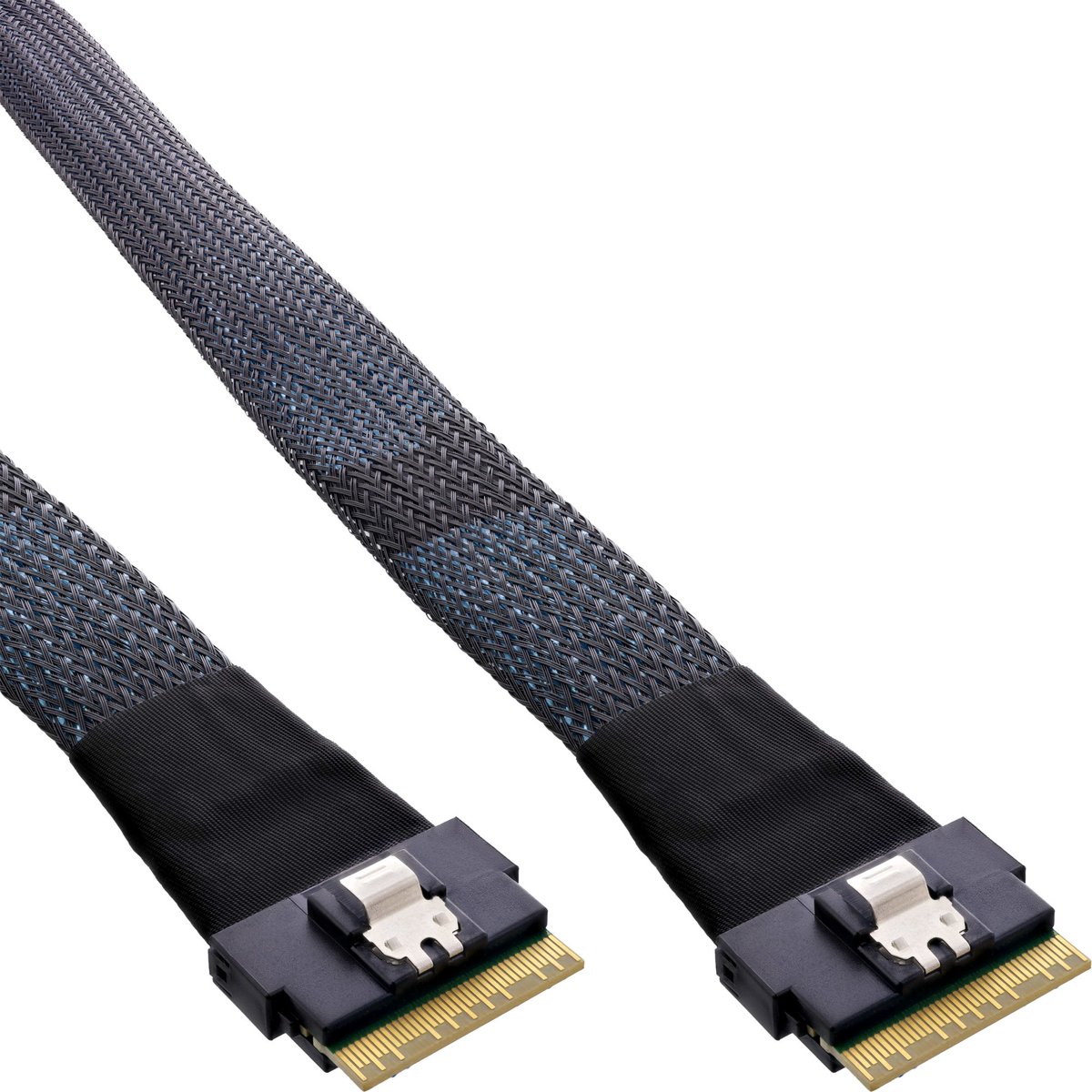 InLine® Slim SAS kabel, SFF-8654 8X naar SFF-8654 8X, 48 Gb/s, 1m