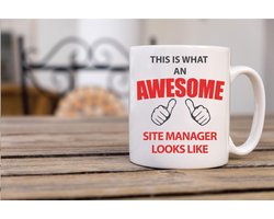 Koffiemok voor Site Manager - Leuk Cadeau voor Verjaardag of Kerst