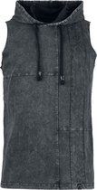 Black Premium by EMP Grijze capuchon met trekkoord en trekkoord - Heren - L