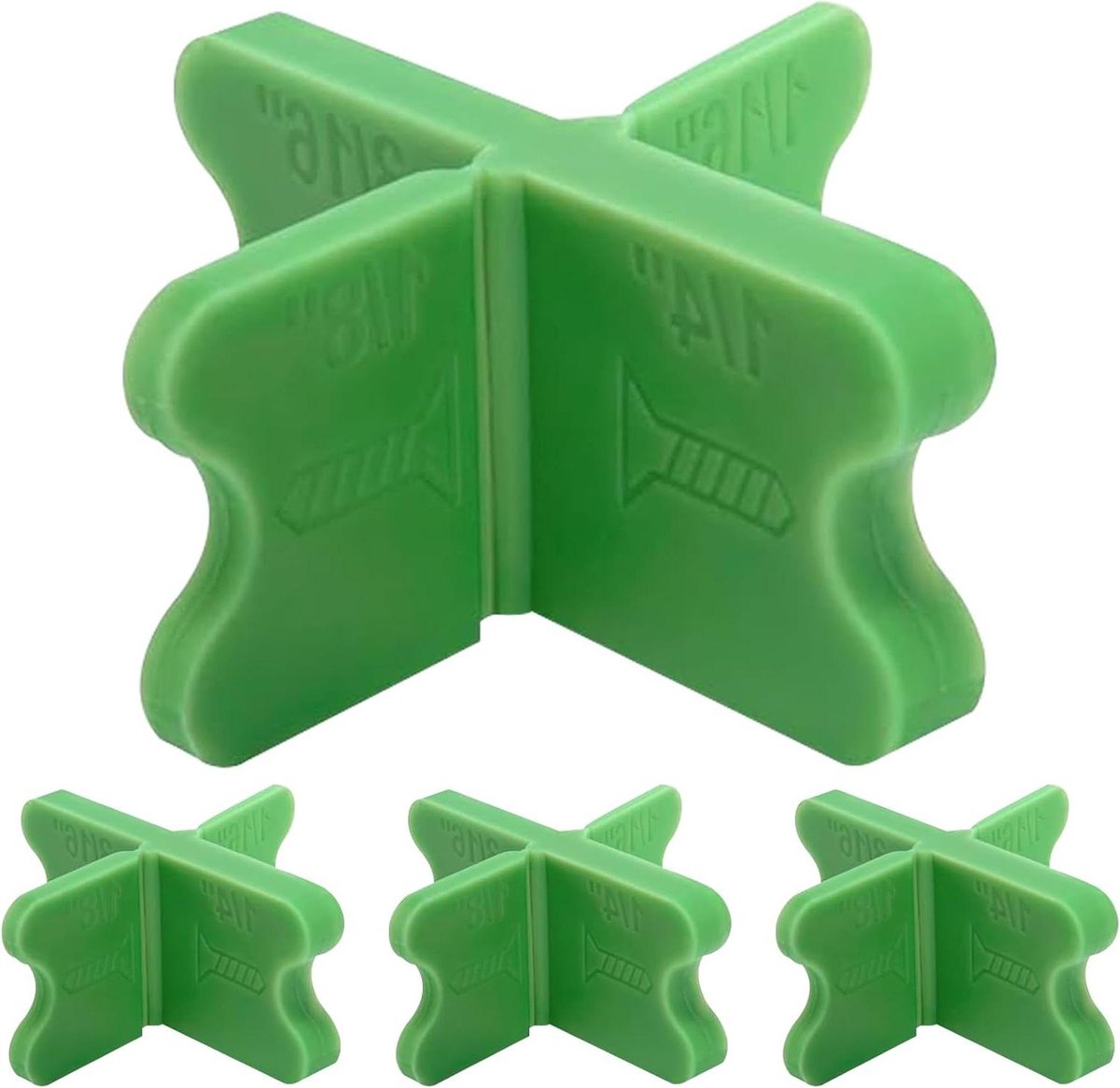 Terrasafstandhouders - Vloerhulp - Terras Installatie - Verstelbare Dikte - 8 x 6 x 2 cm - Zwart