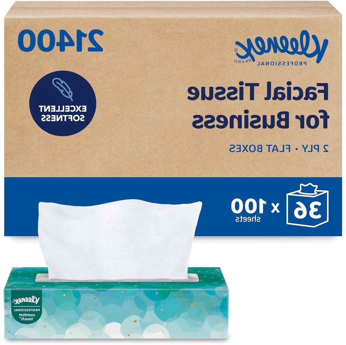 Cosmetische doekjes - Make-up removers - Hygiënisch reinigen - FSC gecertificeerd - 3600 stuks - Wit