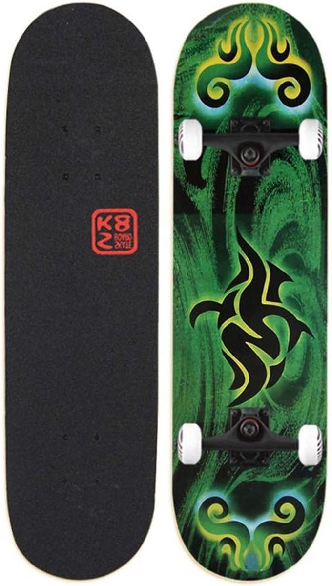 Skateboard Cruiser Board Stunts en Tricks Dubbele Kick Tail 31 x 8 Inch C