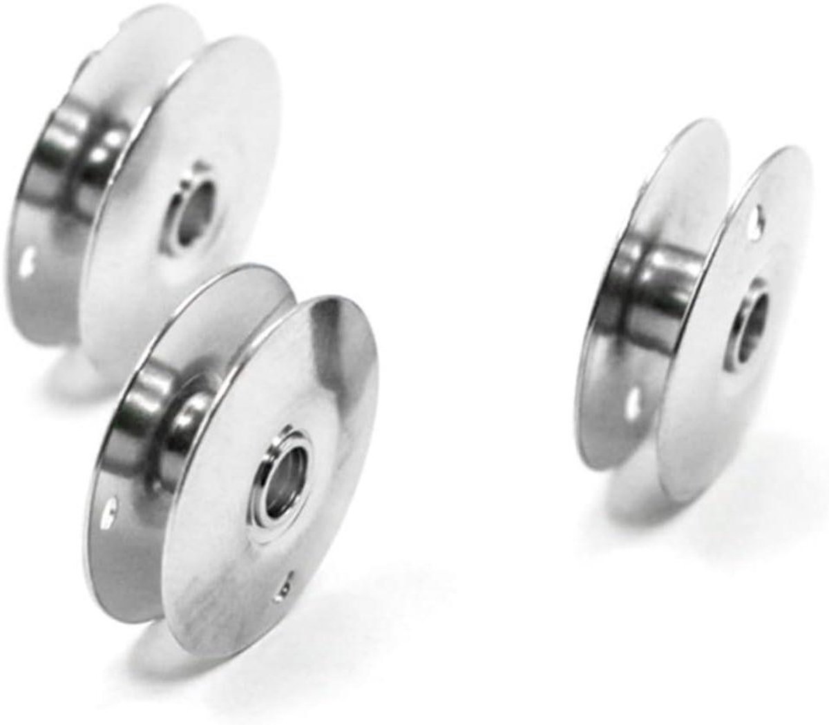 Borduurwerk D Ringen - Metalen Spoelen - Naaimachine Accessoires - Duurzaam IJzer - 3 Stuks - Zilver