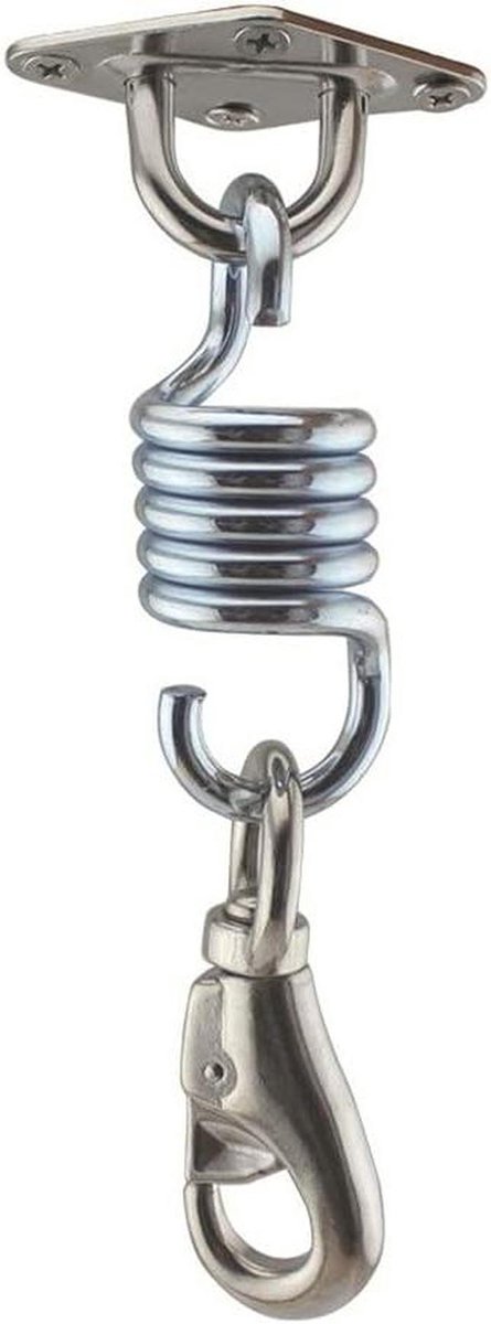 Hangmat Ophangset - Veilig Bevestigen - Ontspannen Genieten - Verende Constructie - 1000 Lbs Capaciteit - Zwart