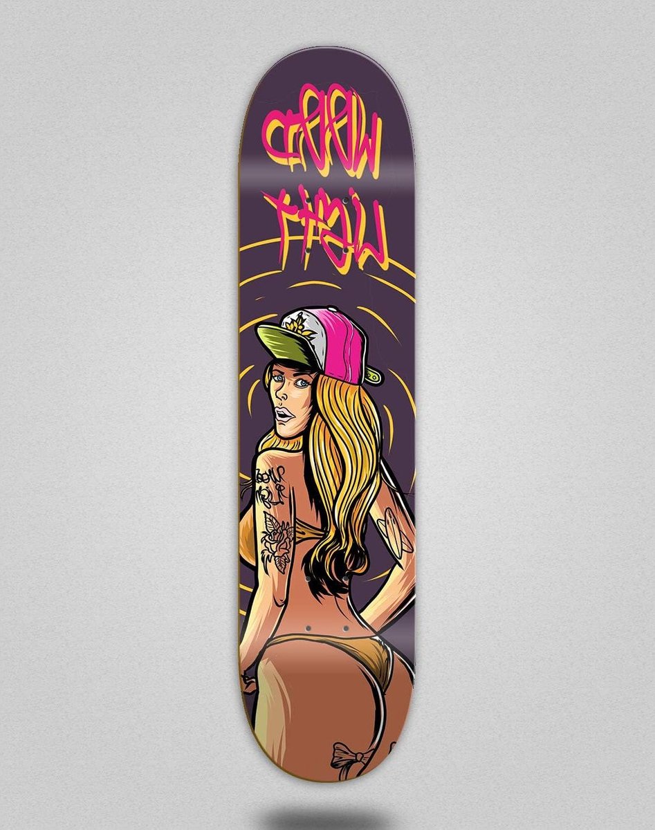 Skateboard Dek Houten Plank Street Skateboarding Duurzaam Hout 8.25 Inch Grafisch